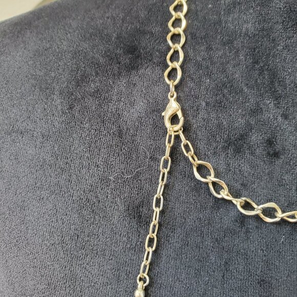 Women's Charm Gold Shell Coin Pearls with Lobster Clasp Fashion Jewelry Necklace - Picture 9 of 9